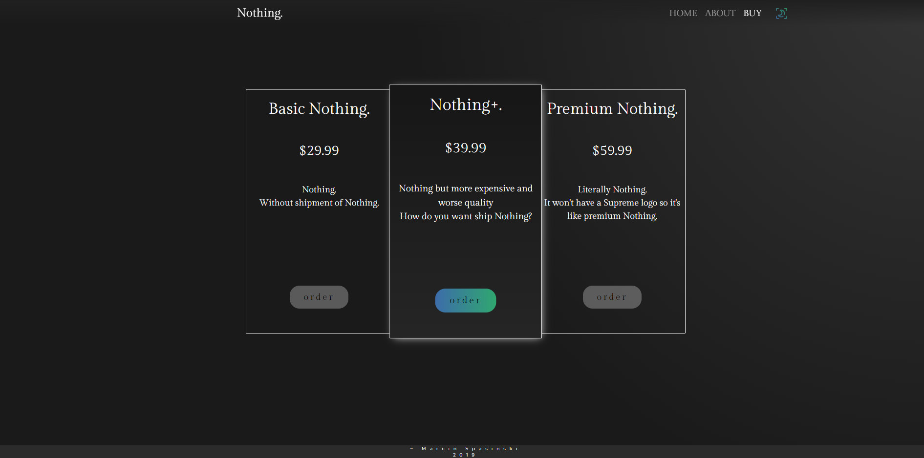 Nothing.